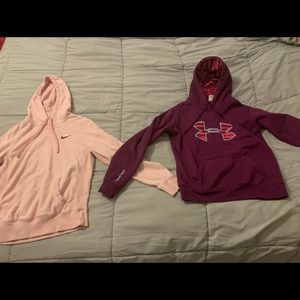 Athletic Hoodie Lot- Nike and Under Armour
